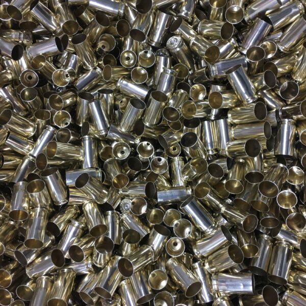 polished once fired .380 acp reloading brass