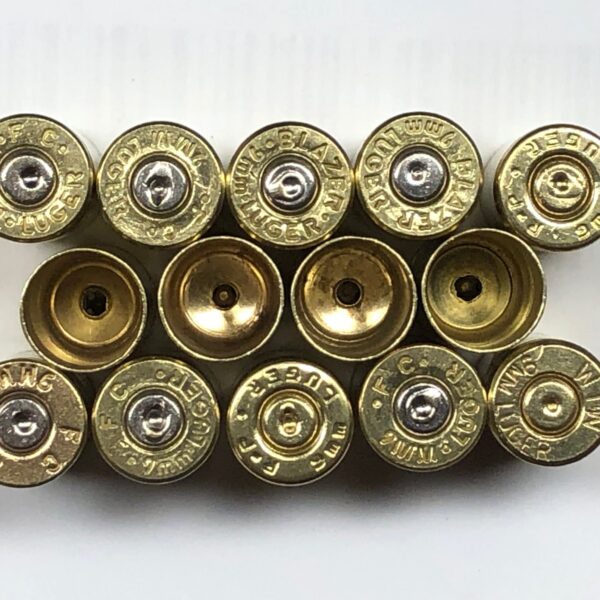 Polished 9mm brass