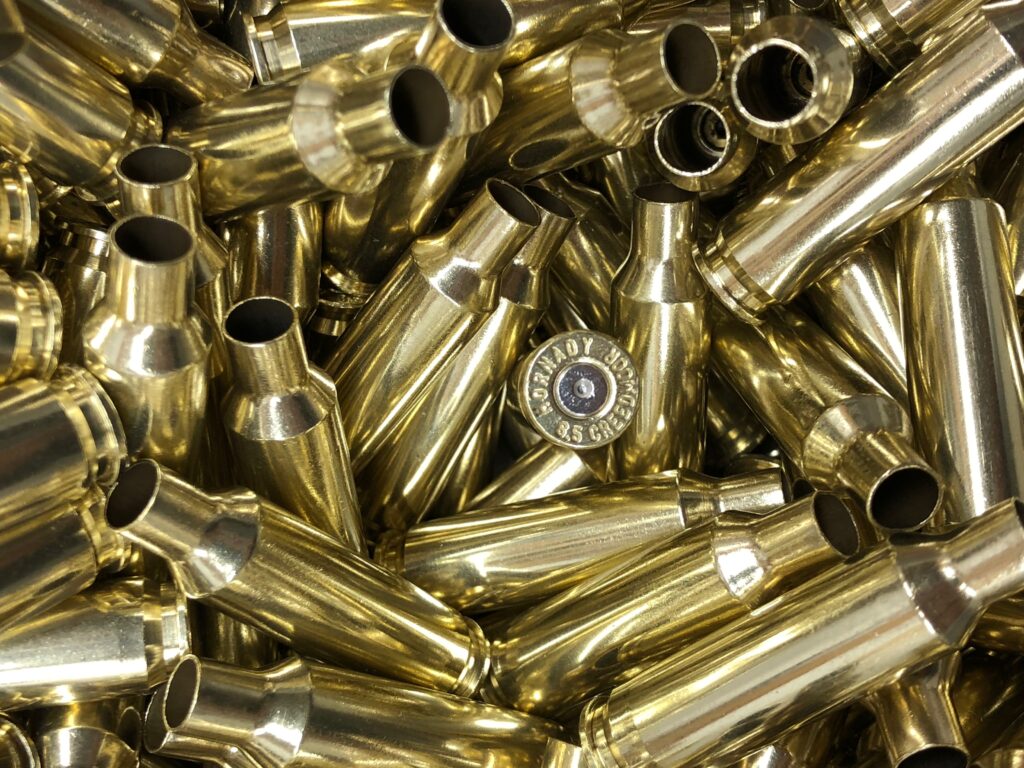 6.5 Creedmoor Polished Once Fired Brass per 100 - Blue Ridge Brass