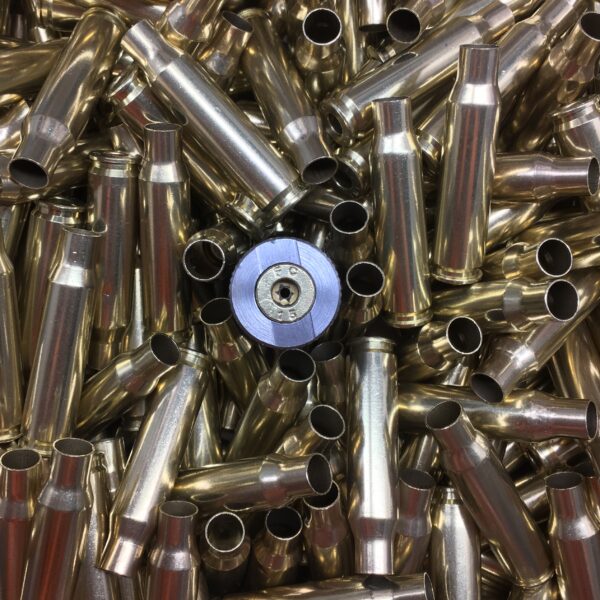 Processed once fired 308 reloading brass