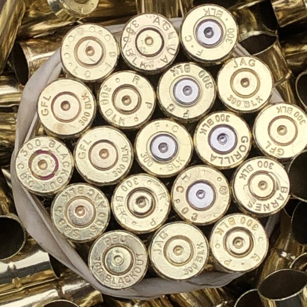 once fired 300 blackout brass