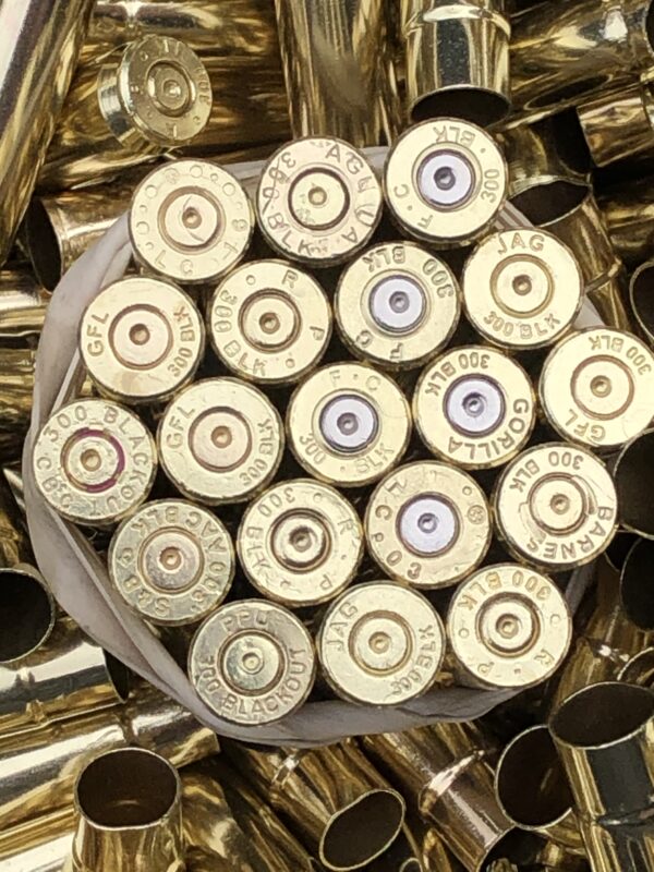 once fired 300 blackout brass