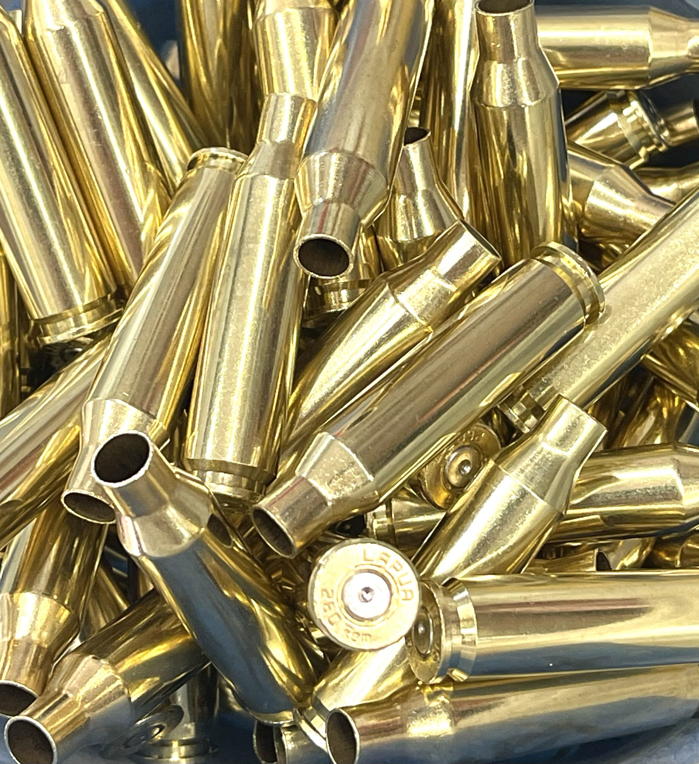 260 Remington Once Fired Reloading Brass - Blue Ridge Brass