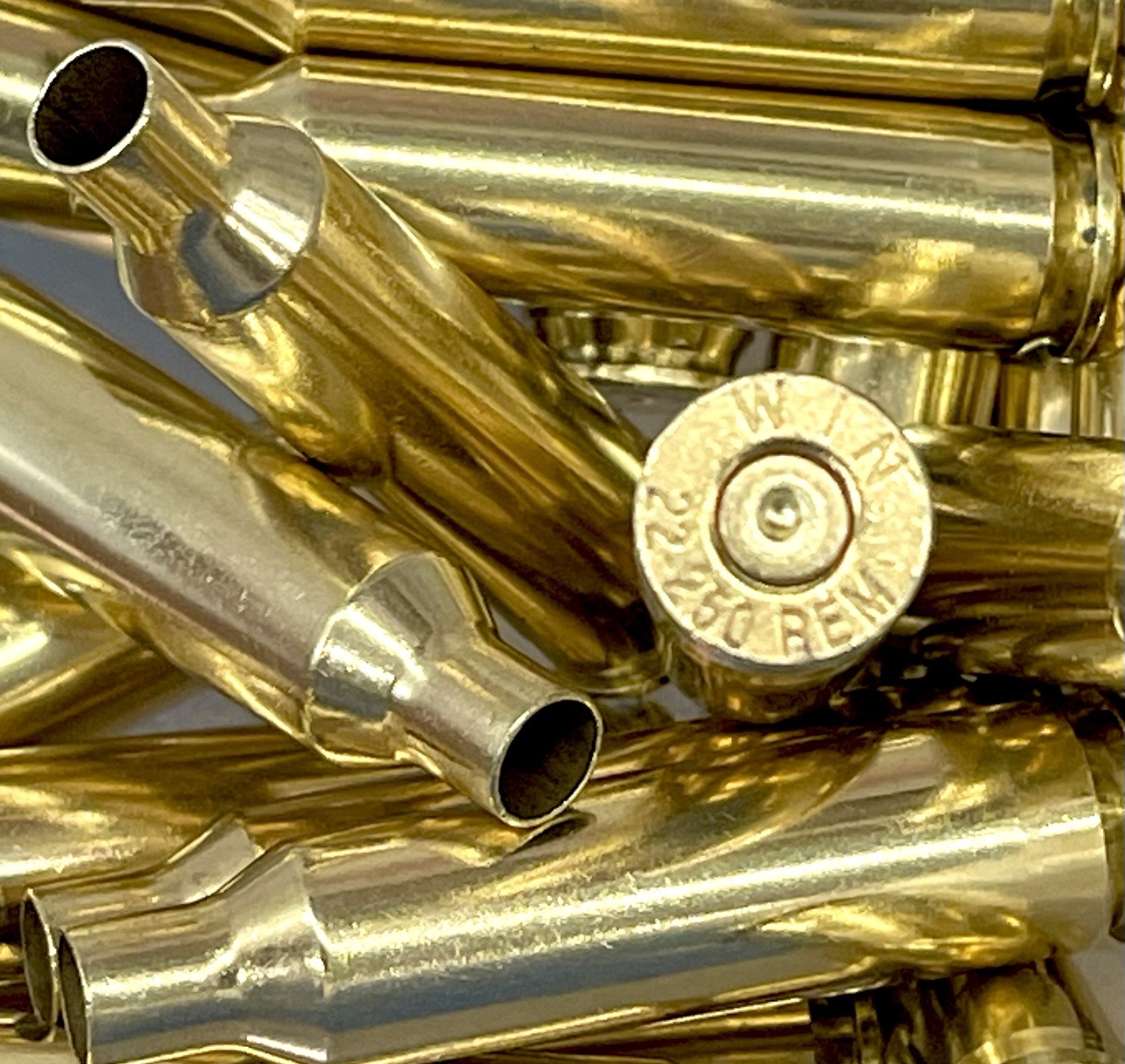 22-250 Remington Once Fired Reloading Brass - Blue Ridge Brass
