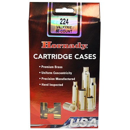 224 Valkyrie -Hornady- New Reloading Brass - Blue Ridge Brass