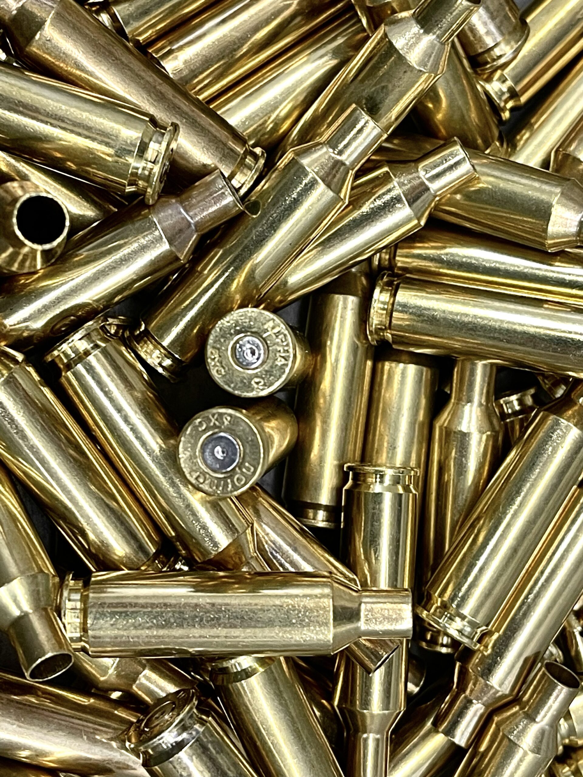 once fired 30 super carry brass for reloading in stock free shipping