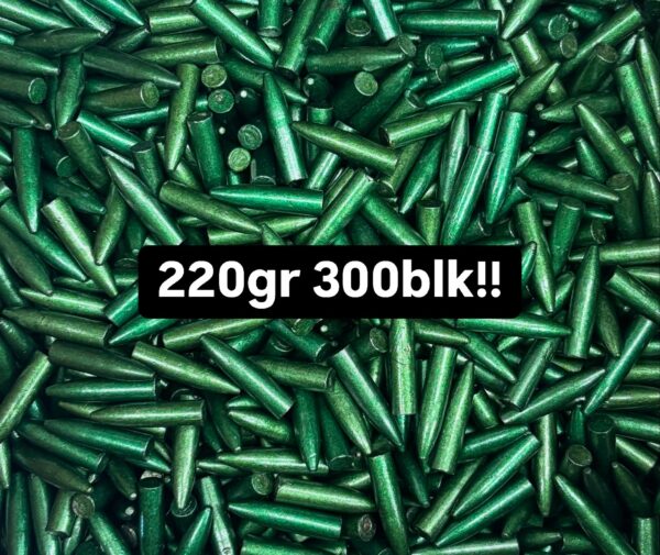 220gr 300BLK Cast Lead Bullets