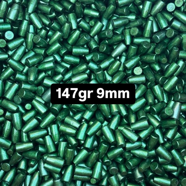 147gr Coated 9mm Bullets