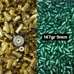 9mm Brass and 147gr Coated Bullets