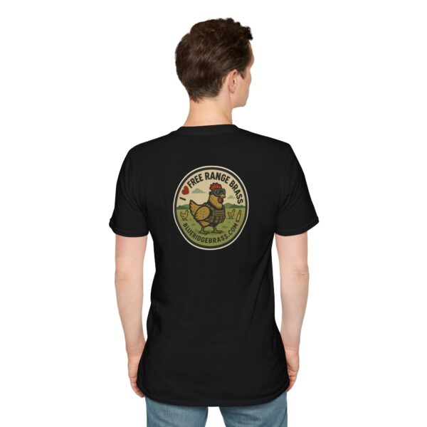 "I Love Free Range Brass" Unisex Softstyle T-Shirt - Image 10