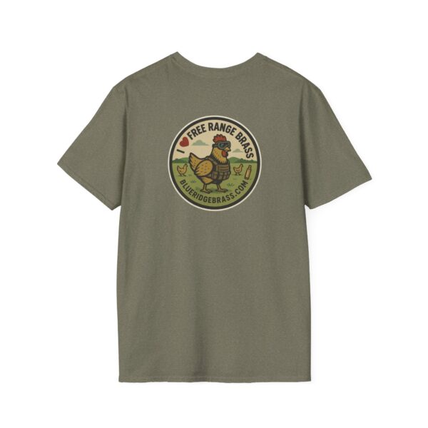"I Love Free Range Brass" Unisex Softstyle T-Shirt - Image 17