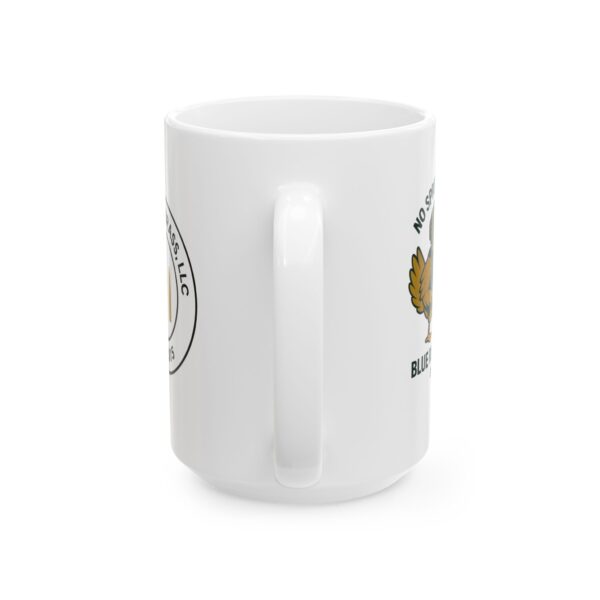 No Spring Chicken Ceramic Mug - Vintage Badge Design, Perfect Gift for Coffee Lovers - Image 6