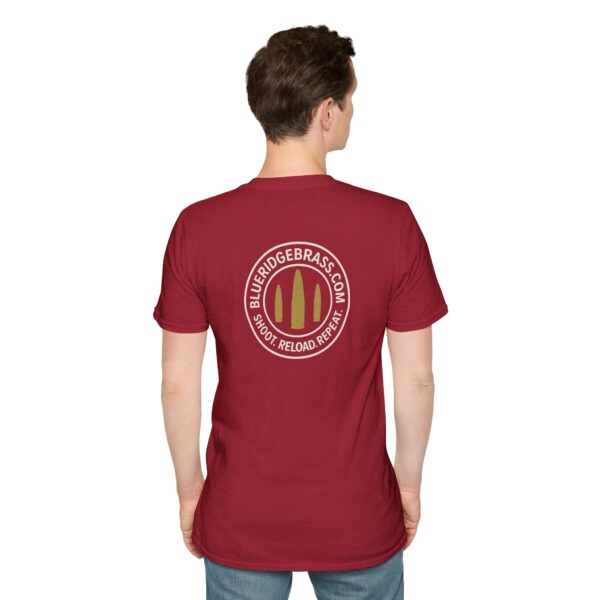 Shoot Reload Repeat Brass Life Unisex T-Shirt Graphic Tee - Image 35