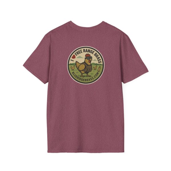 "I Love Free Range Brass" Unisex Softstyle T-Shirt - Image 35