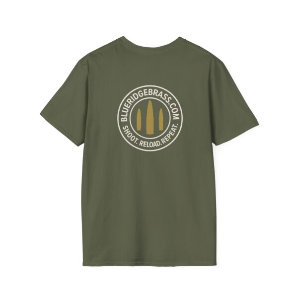 Shoot Reload Repeat Brass Life Unisex T-Shirt Graphic Tee