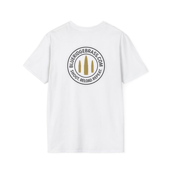 Black - Shoot Reload Repeat Brass Life Unisex T-Shirt Graphic Tee - Image 7