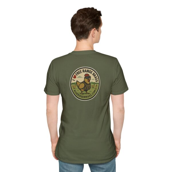 "I Love Free Range Brass" Unisex Softstyle T-Shirt - Image 25