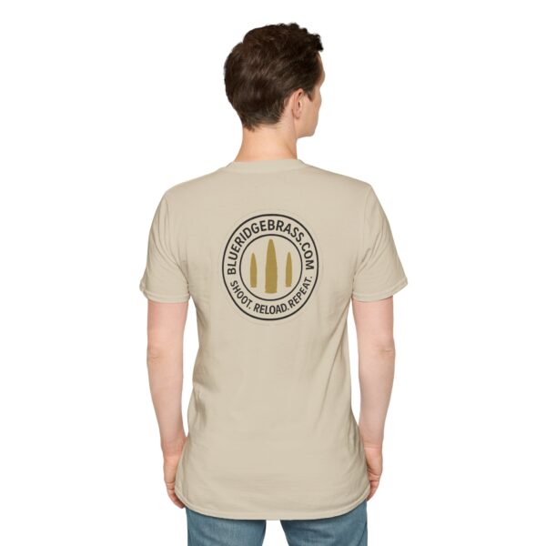 Black - Shoot Reload Repeat Brass Life Unisex T-Shirt Graphic Tee - Image 23