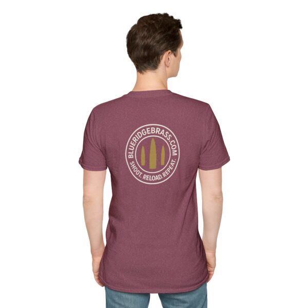 Shoot Reload Repeat Brass Life Unisex T-Shirt Graphic Tee - Image 29