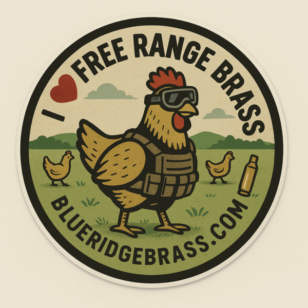 I Love Free Range Brass - Sticker