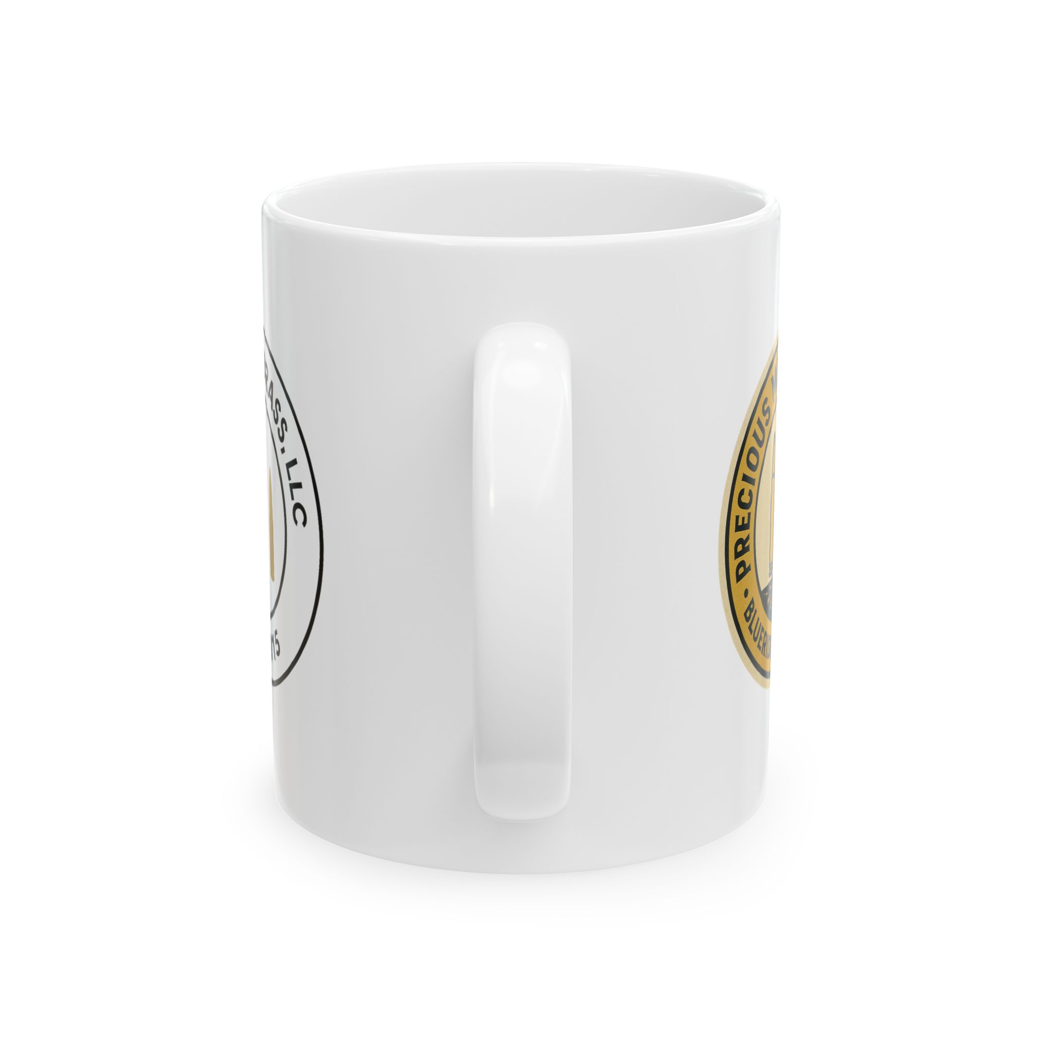 "Precious Metals Division" Ceramic Mug - Vintage Badge Design, Perfect Gift for Coffee Lovers - Image 3